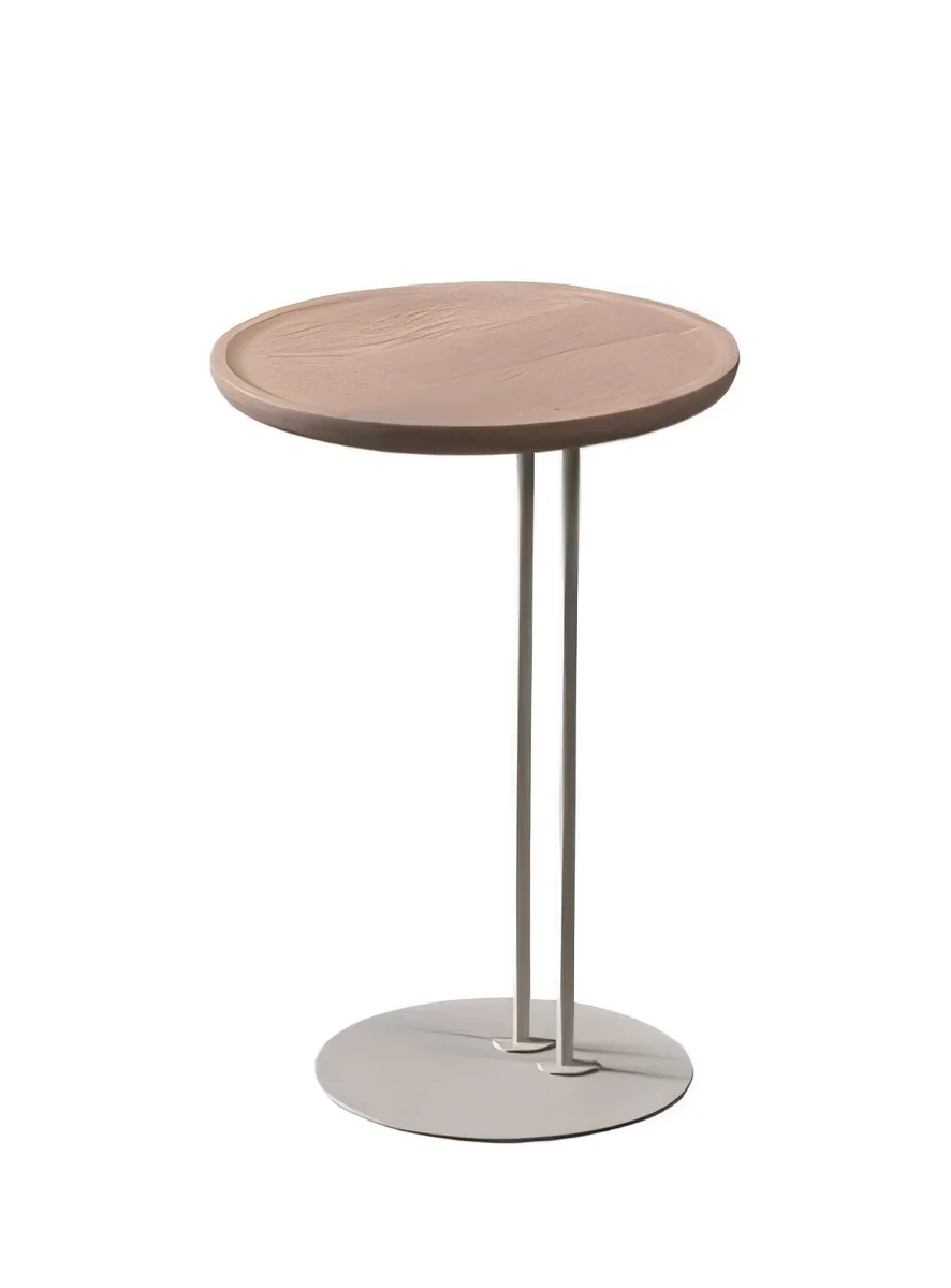 Mesa auxiliar redonda chica sobre pie fino Ø 35 cm