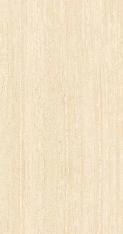 Porcelanato o cerámico símil travertino vetado crema