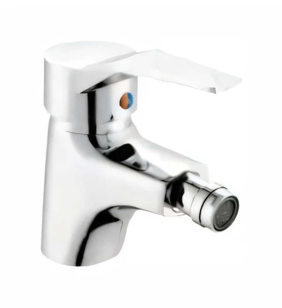 Monocomando de bidet · línea maneta inclinada