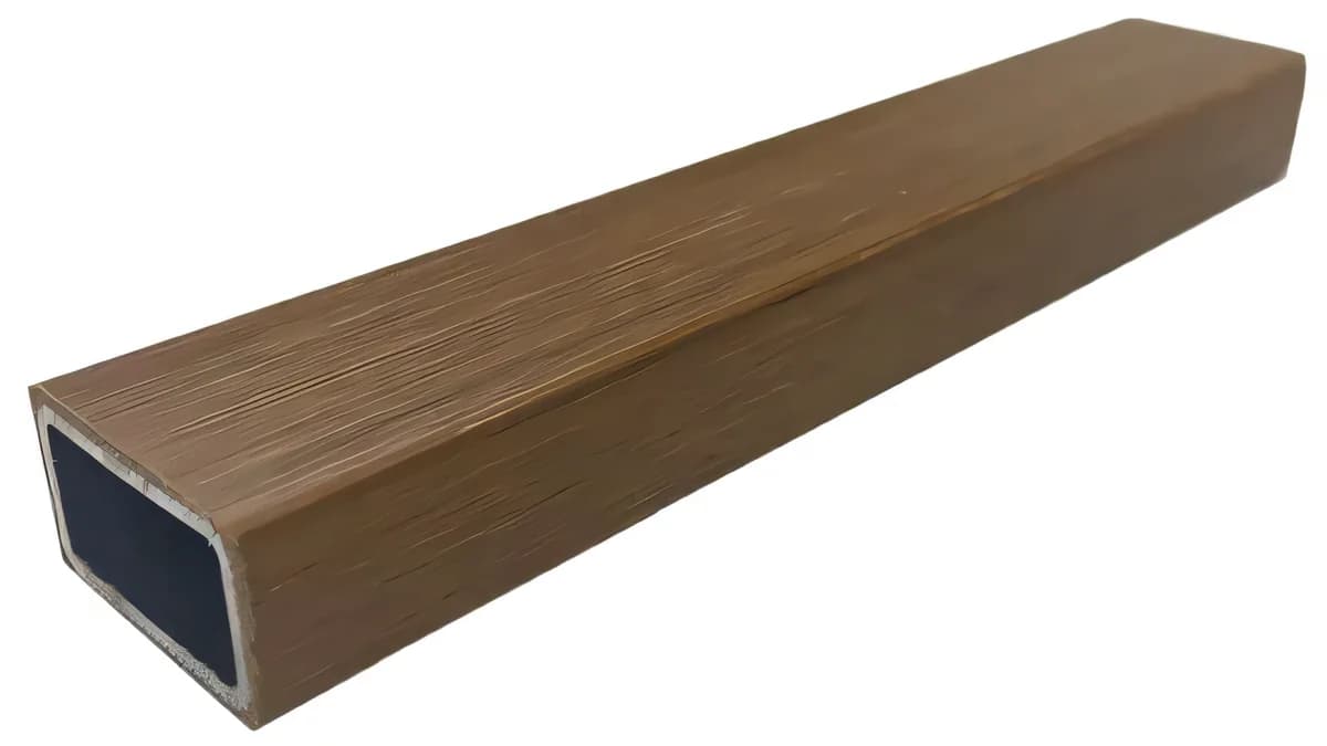 Tubo hueco coextruido con alma de aluminio 25 × 15