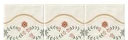Listelo de flores rosadas con guirnalda 40 × 13