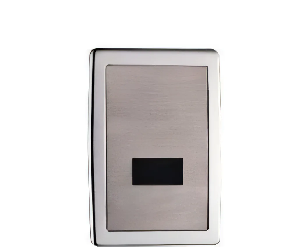Válvula de descarga automática con sensor · de empotrar con placa rectangular vertical