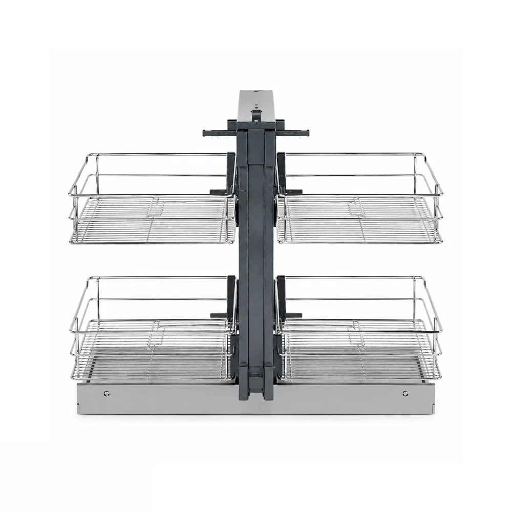 Canasto extraíble de alambre para mueble de rincón de 80 a 90 cm