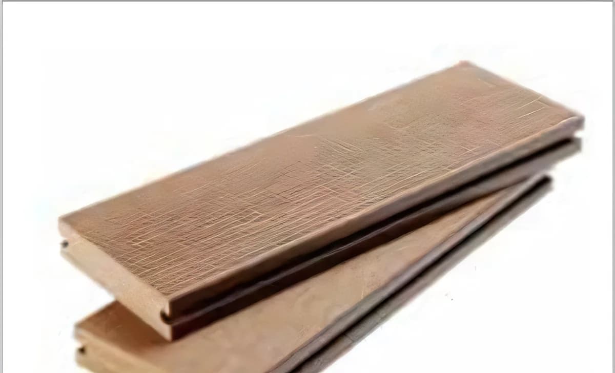 Deck macizo marrón 100 × 25