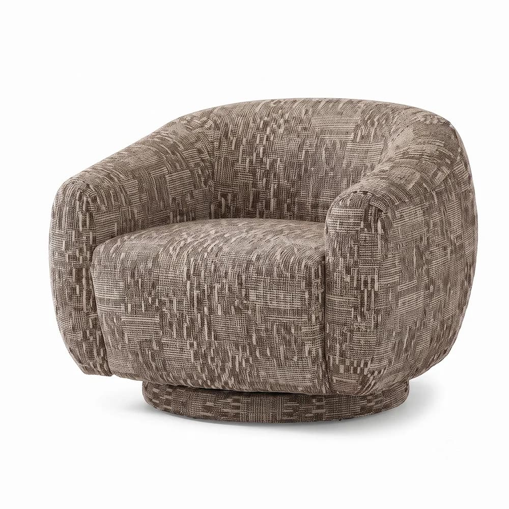 Sillón Galena · Sillón redondo de respaldo envolvente 90 × 91 cm