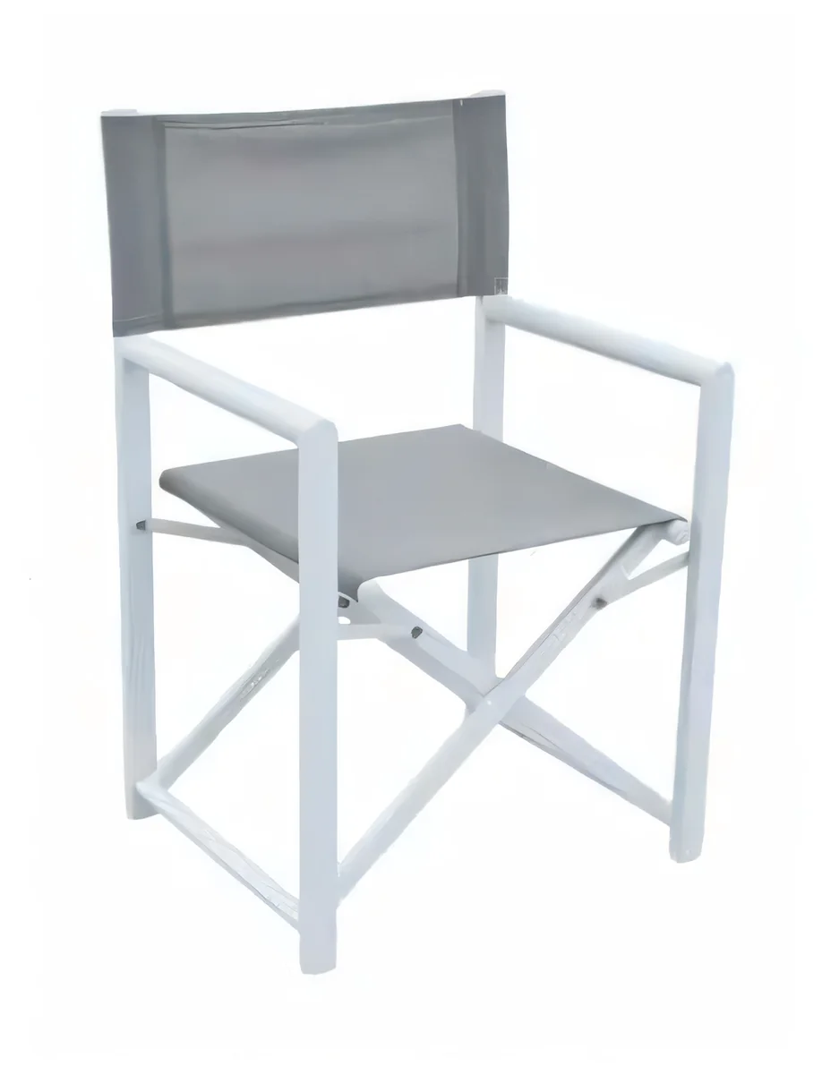 Silla de exterior con textileno, plegable