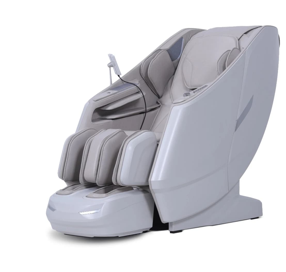 Sillón Almeida · Sillón de masaje con riel flexible, 36 bolsas de aire y anuncios por voz