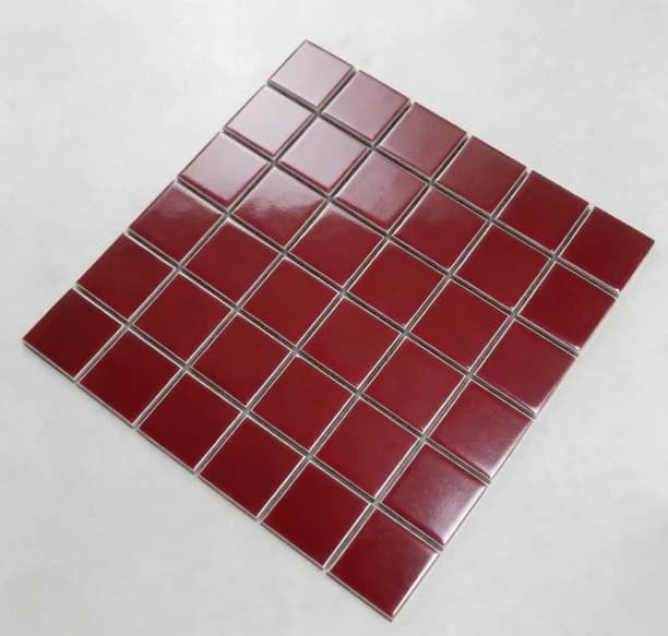 Mosaico de color liso brillante 30 × 30