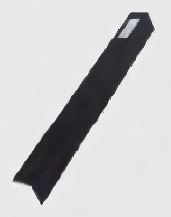Perfil ángulo para panel de PVC negro 1