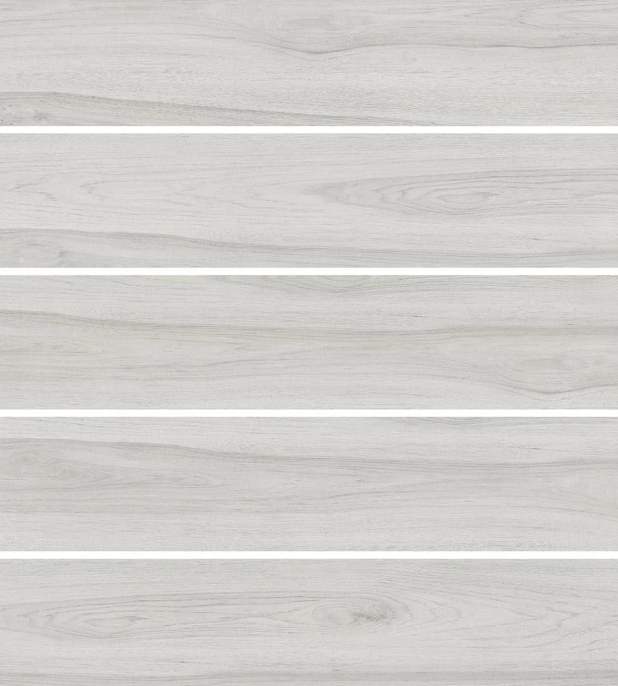 Cerámico símil madera blanco grisáceo 20 × 100