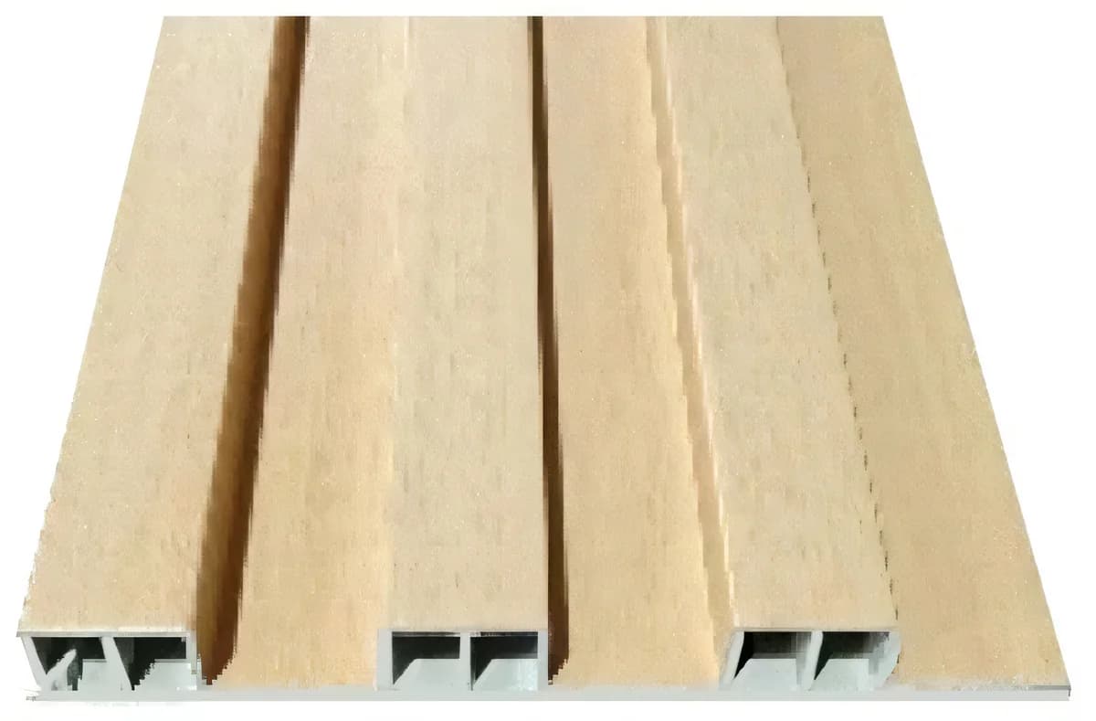 Panel WPC acanalado ancho 195 × 25