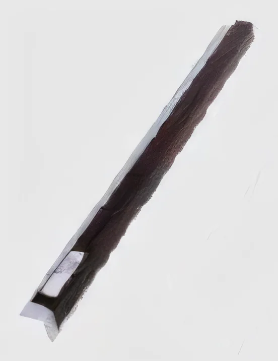 Perfil ángulo para panel de PVC símil madera oscura 1
