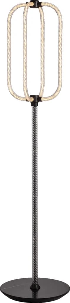 Lámpara de pie de aro ovalado de tubo de luz 165 cm