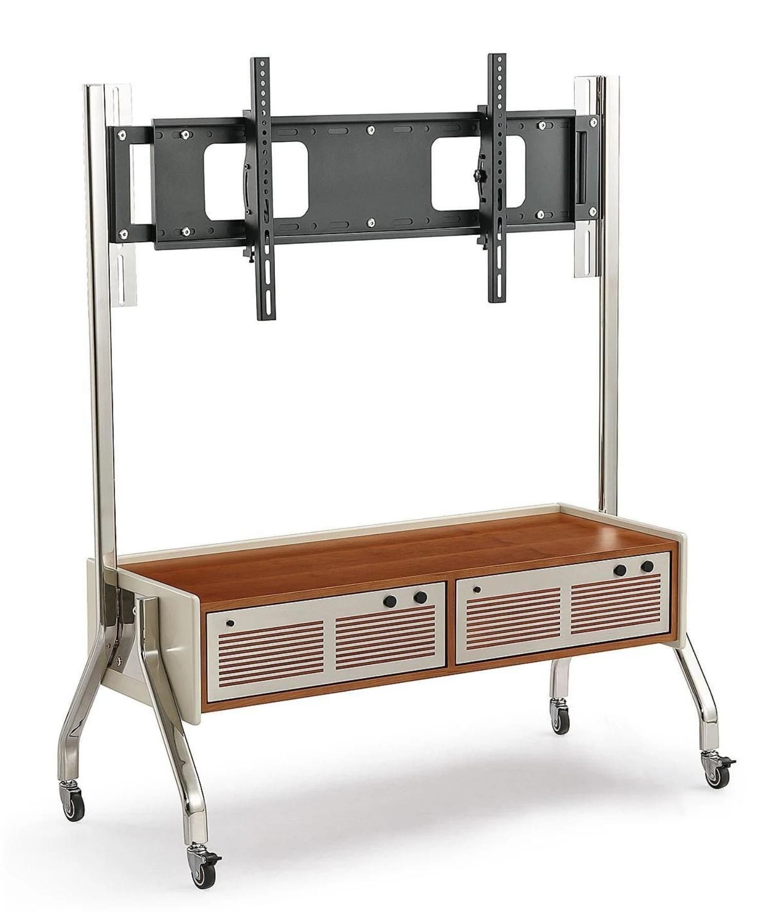Soporte de TV móvil con mueble para pantallas de 45 a 100 pulgadas 108 × 47 cm