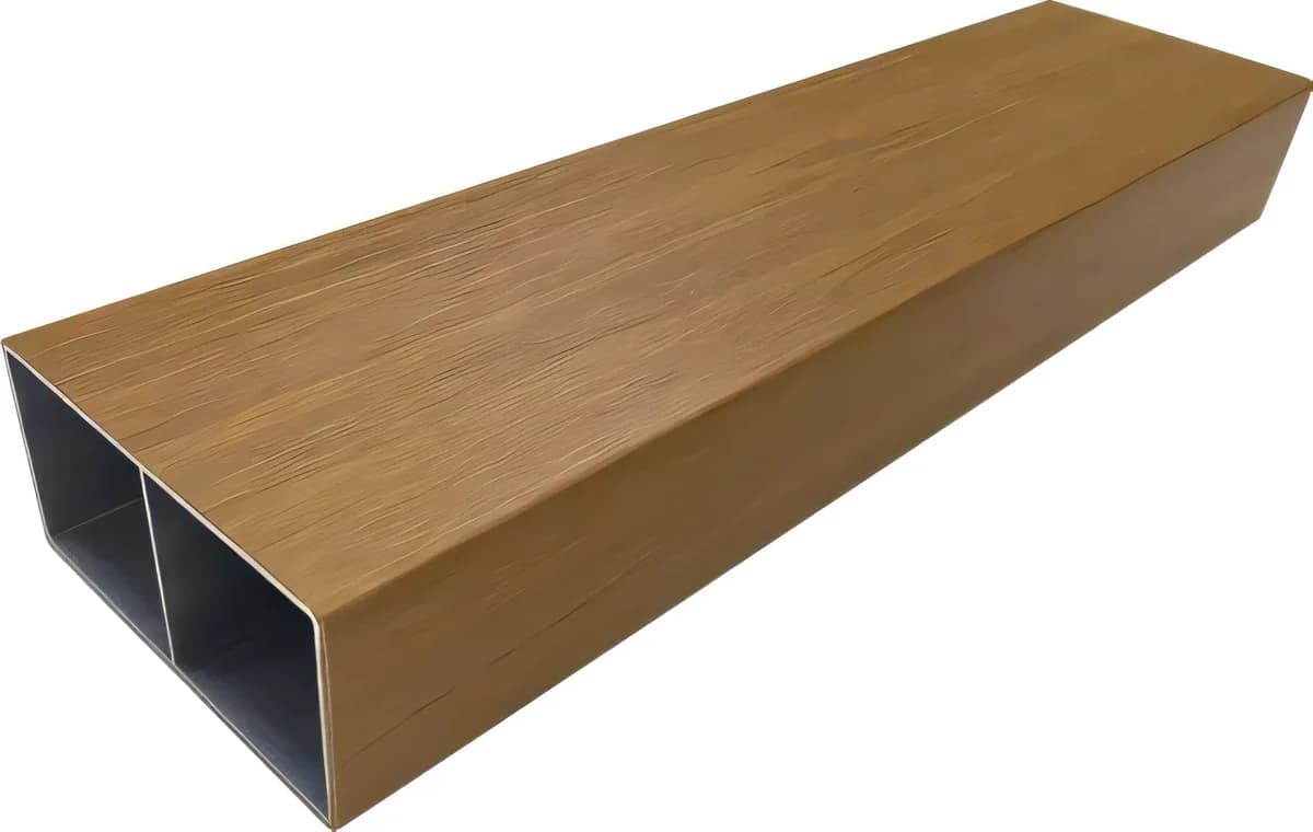 Tubo hueco coextruido con alma de aluminio 80 × 40