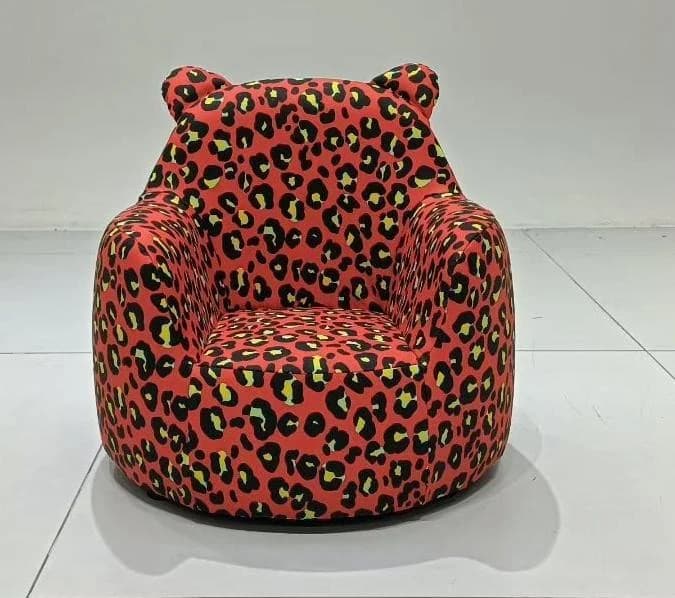 Sillón Batres · Sillón infantil con orejitas estampado 48 × 50 × 60 cm