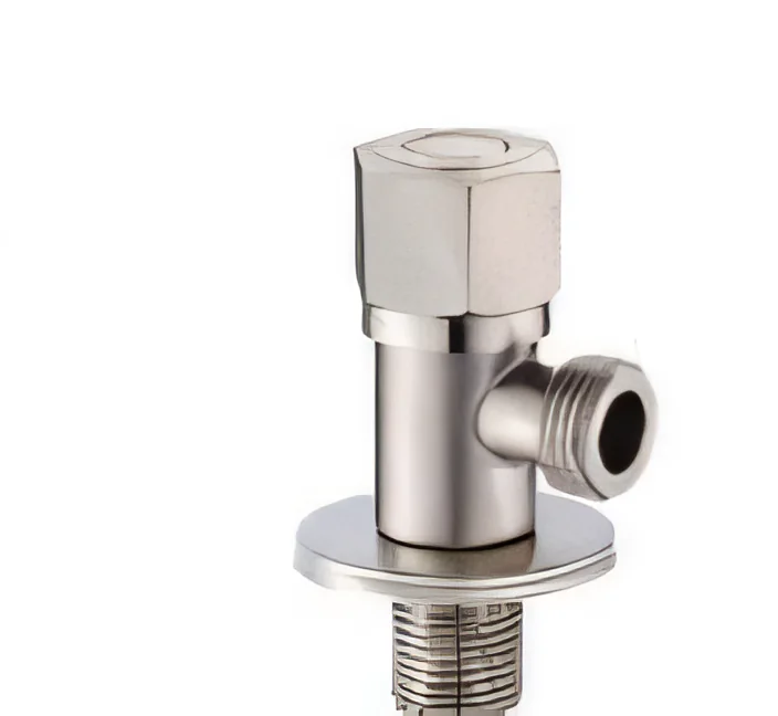 Llave de paso de escuadra de cabezal hexagonal