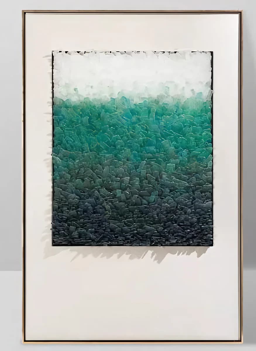 Cuadro Grumete · Cuadro con relieve pintado a mano